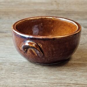 Handcrafted Brown Ceramic Bowl